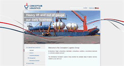 Desktop Screenshot of conceptum-logistics.com